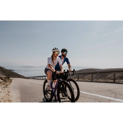 Force GLARE černé, žluté zrc. sklo cyklistické brýle