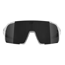 Force GLARE transparentní, černé zrc. sklo - cyklistické brýle