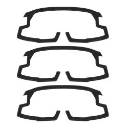 Force GRIP army-zlaté cyklistické brýle - zlatá revo skla + šátek Force