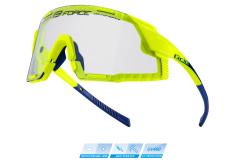 Force GRIP fluo cyklistické okuliare - fotochromatické sklá + šatka Force
