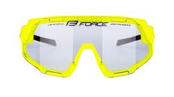 Force GRIP fluo cyklistické brýle - fotochromatická skla + šátek Force