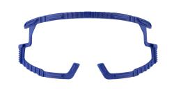 Force GRIP fluo cyklistické brýle - modrá revo skla + šátek Force