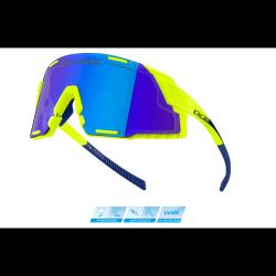 Force GRIP fluo cyklistické okuliare - modré revo sklá