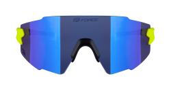 Force MANTRA fluo cyklistické brýle - modré zrc. sklo