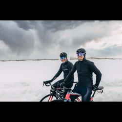 Force MANTRA fluo cyklistické brýle - modré zrc. sklo
