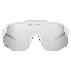 Force PULSE bílé cyklistické brýle, fotochromatické sklo