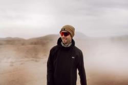 Force SONIC černo-červené cyklistické brýle - červená zrc. skla