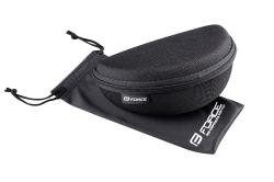 Force SONIC černo-červené cyklistické brýle - červená zrc. skla