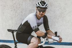 Force SONIC šedo-černé cyklistické brýle - černá zrc. skla