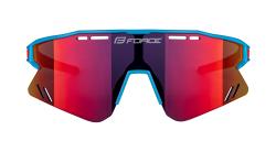 Force SPECTER modro-červené cyklistické okuliare - červené zrkadlové sklo