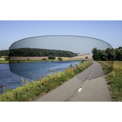 Force SPECTER modro-červené cyklistické brýle - červené zrc. sklo