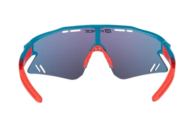 Force SPECTER modro-červené cyklistické brýle - červené zrc. sklo