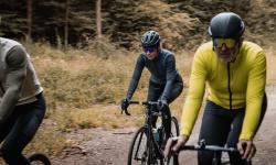 Force SPIRE černé cyklistické brýle, fialové zrc. sklo