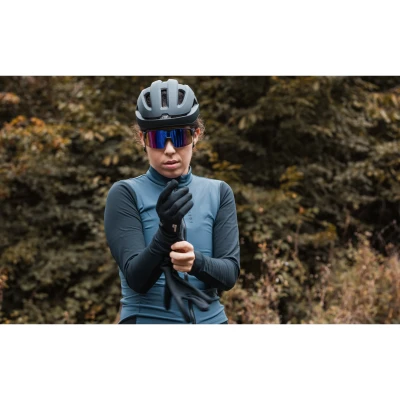 Force SPIRE černé cyklistické brýle, fialové zrc. sklo