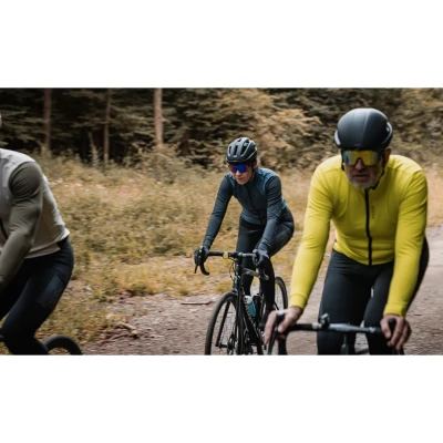 Force SPIRE černé cyklistické brýle, fialové zrc. sklo