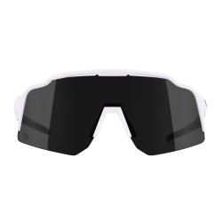 Force STRIVE bílé, černé zrc. sklo - cyklistické brýle