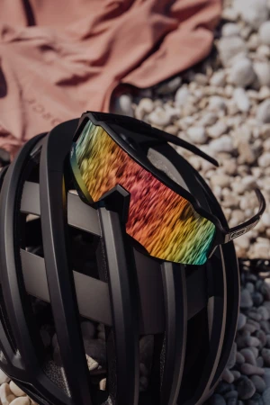 Force STRIVE černé, růžové zrc. sklo - cyklistické brýle