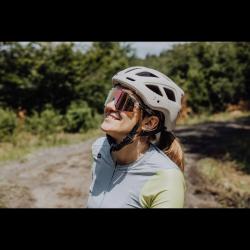 Force STRIVE transparentní, fial-žluté zrc. sklo - cyklistické brýle