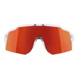 Force STRIVE transparentní, červené zrc. sklo - cyklistické brýle