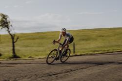 Force STRIVE transparentní, červené zrc. sklo - cyklistické brýle