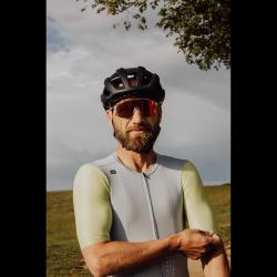 Force STRIVE transparentné, červené zrkadlové sklo - cyklistické okuliare