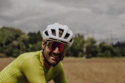 Force STRIVE transparentní, růžové zrc. sklo - cyklistické brýle