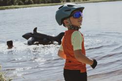 Force VIBE černé, fialové sklo - dětské brýle