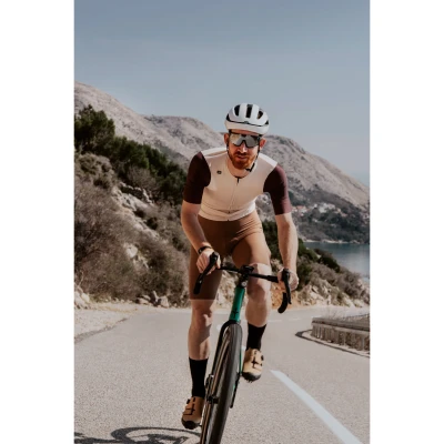 Force ZENITH černé cyklistické brýle, černé zrc. sklo