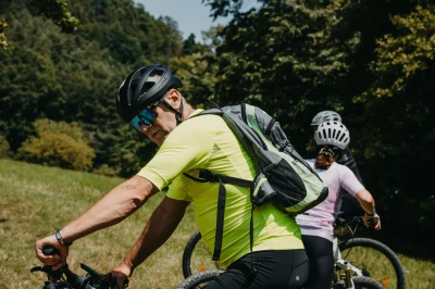 Force ZOOM černé, modré sklo - cyklistické brýle