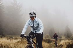 Force ARROW LADY sv.modrá dámska softshellová cyklobunda