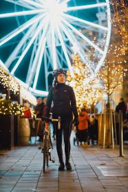 Force ARROW LADY čierna dámska softshellová cyklobunda