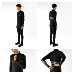 Force BRIGHT černá zimní cyklistická bunda