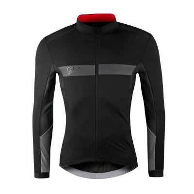 Force BRIGHT čierna zimná cyklistická bunda