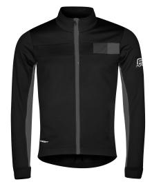 Force FROST černo-šedá pánská softshell cyklobunda