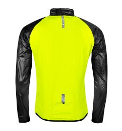 Force WINDPRO fluo-čierna neprofuk cyklistická bunda