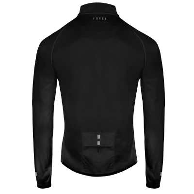 Force WINDPRO černá neprofuk cyklistická bunda