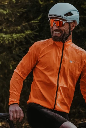 Force WINDPRO oranžová cyklobunda - neprofuk