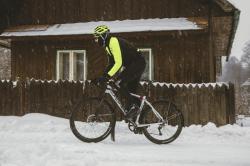 Force X100 černo-fluo pánská zimní cyklobunda