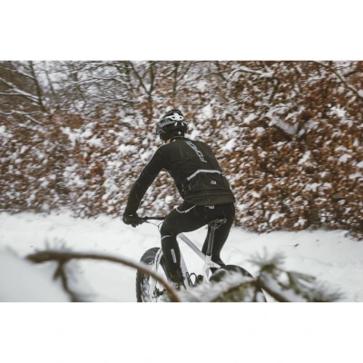 Force X100 černo-šedá zimní cyklistická bunda
