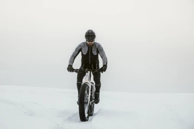 Force X100 černo-šedá zimní cyklistická bunda