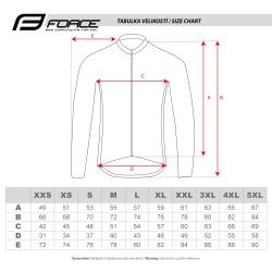 Force X70 šedo-černá windster cyklistická bunda