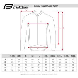 Force X70 šedo-černá windster cyklistická bunda