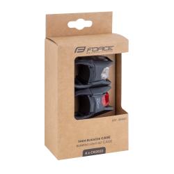 Force CAGE Blikačky sada přední bílá + zadní červená