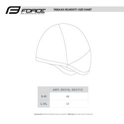 Force černá čepice pod přilbu zimní