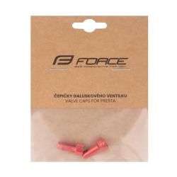 TK 91 Čepičky galuskového ventilku, hliníkové, červené
