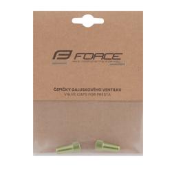 TK 91 Čepičky galuskového ventilku, hliníkové, zelené