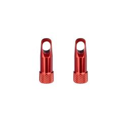 Čepičky galuskového ventilku s klíčem,hliník,červn