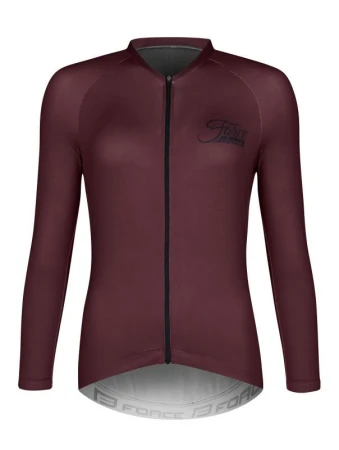 Force CHARM bordó dámský cyklistický dres - dl. rukáv POUZE L (VÝPRODEJ) Force CHARM bordó dámský cyklistický dres - dl. rukáv POUZE L (VÝPRODEJ)