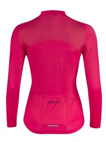 Force CHARM LADY růžový dámský cyklodres - dl. rukáv POUZE L (VÝPRODEJ)
