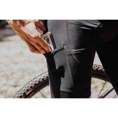 Force COMFORT 2 černé kraťasy s vložkou POUZE 4XL (VÝPRODEJ)